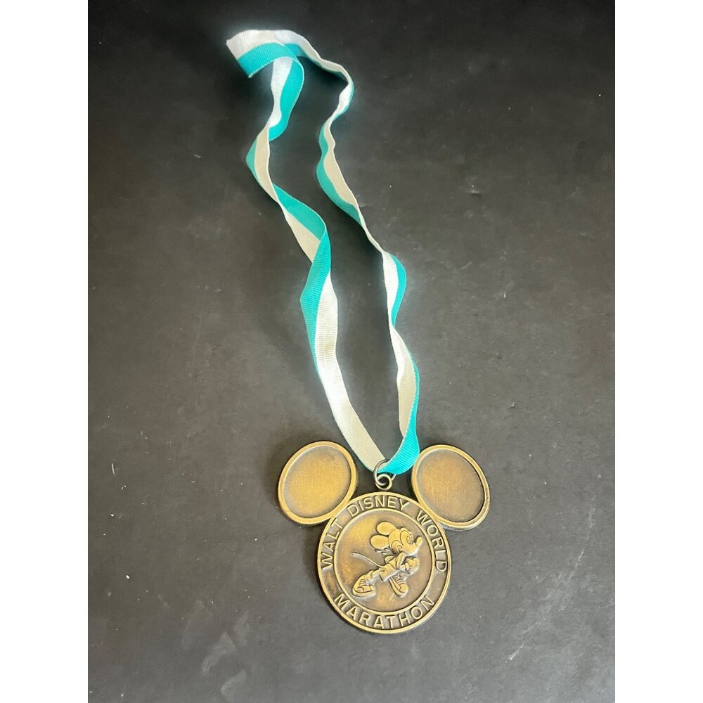 Run Walt Disney World Marathon 2nd Annual 1995 Mickey Mouse Medal Bronze Finish - Picture 5 of 5